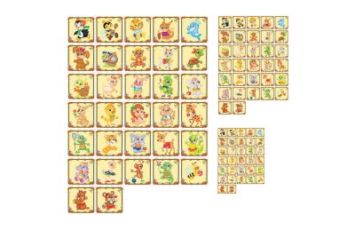 Комплект наклеек из набора "Брусничка"