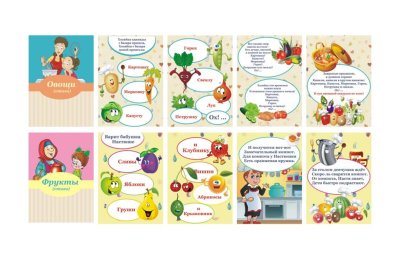 Папка-передвижка "Овощи/Фрукты"