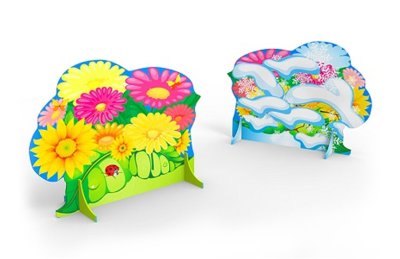 Декорация для утренника "Клумба"