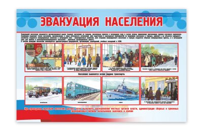 Стенд "Эвакуация населения"