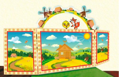 Стенд Настольная студия кукольного театра