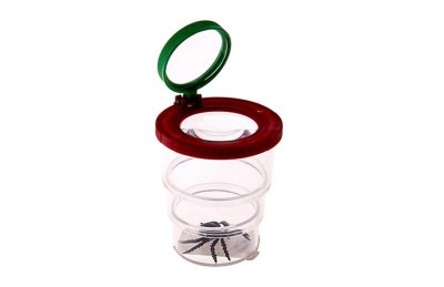 Банка для изучения насекомых с лупой (2 шт.)