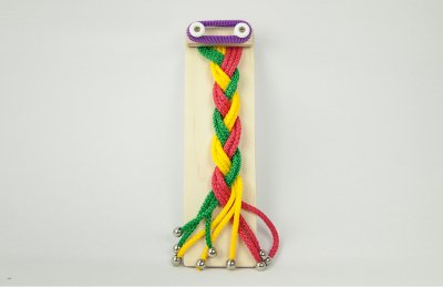 Косички цветные