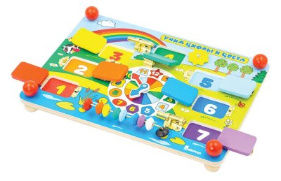 Бизиборд "Учим цифры и цвета" ББ501 галерея 1