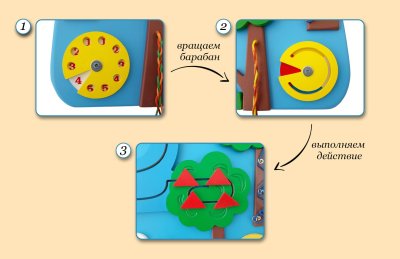 Бизиборд "Счет, фигуры, цвета" 44897 галерея 1