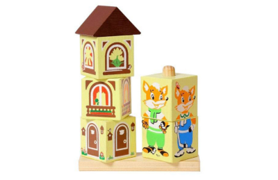 КОМПЛЕКТ ДЕРЕВЯННЫХ КУБИКОВ НА СТЕРЖНЕ (5 видов) 8722Р галерея 5