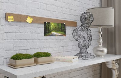 Базовая магнитная панель 100х7 см светлое-дерево PRINTECH 41386 галерея 2