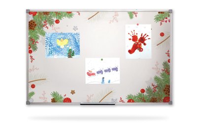 Весёлый фон для доски 90х60 см “Рождество“ FBC-1 галерея 1