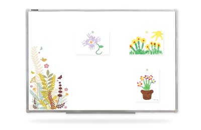 Наклейка для доски “Весёлые цветочки“ FF-02 галерея 1