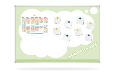 Рамка для доски 90x60 cм “Информация“ FFI-1 галерея 3