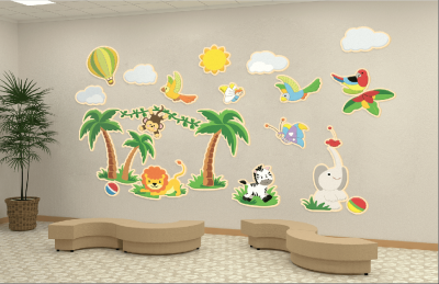 Комплект декораций "В джунглях" 49982 галерея 1