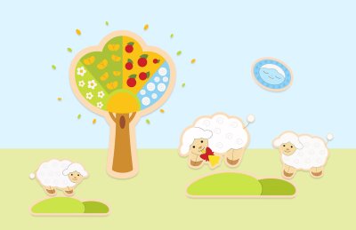 Декорация "Дерево Четыре сезона" 157х218 см 46601 галерея 1