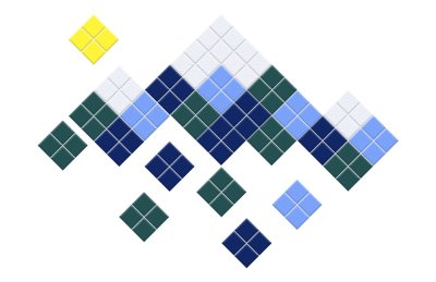 Комплект акустических войлочных стендов "Вершина" КВС-4 галерея 8