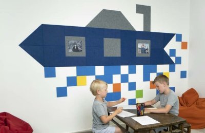 Комплект акустических войлочных стендов "Субмарина" КВС-5 галерея 1