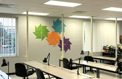 Комплект акустических войлочных стендов "Калейдоскоп" КВС-9 галерея 1