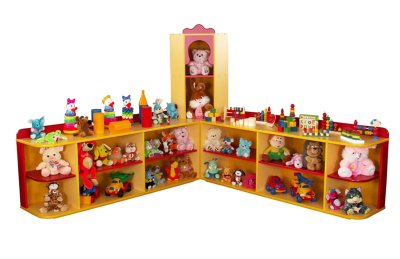 Игровой стеллаж угловой M-35 галерея 1