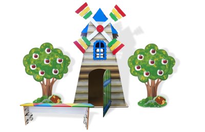 Декорация "Лавка" объемная 44351 галерея 3