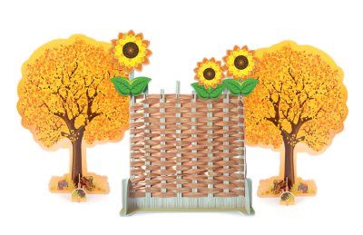 Забор с подсолнухами (высокий) 43999 галерея 3