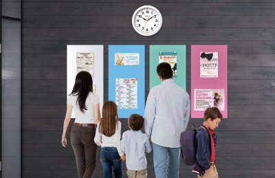 Базовая магнитная панель 100х50 голубая 41923 галерея 2