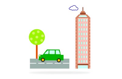 Бюджетное оформление для детского сада и школы "Город" 40914 галерея 4