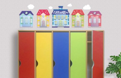 Стенд "Зелёный дом" с двумя карманами А4 43962 галерея 2