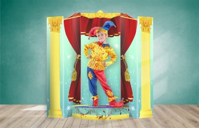 Двусторонняя ширма для театральных постановок 41507 галерея 2