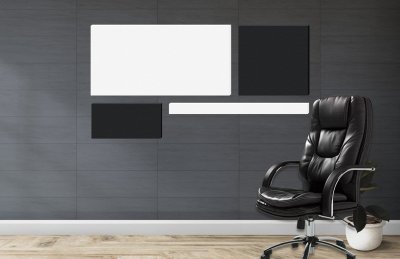 Композиция из магнитных панелей White&Black 41452 галерея 3