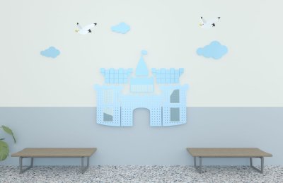 Композиция для зоны рекреации "Крепость" 52670 галерея 2