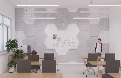 Оформление зоны доски "Соты" ЗД-23 галерея 4