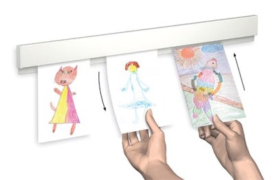 Рельс Инфо Рейл для оформления классных уголков и зон творчества  05.55100 галерея 1