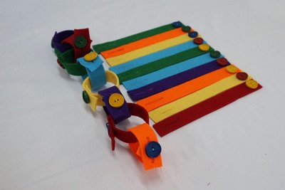 Фетровые полоски с пуговицами 11018К галерея 1