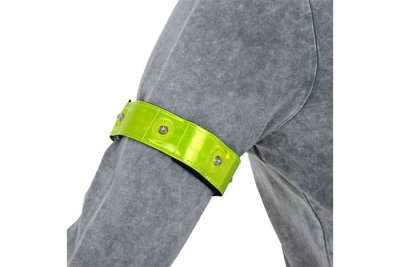 Браслет светоотражающий на липучке, светящиеся элементы 1675279 галерея 1