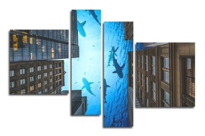 Модульная картина "Глубинное небо" 17159 галерея 1