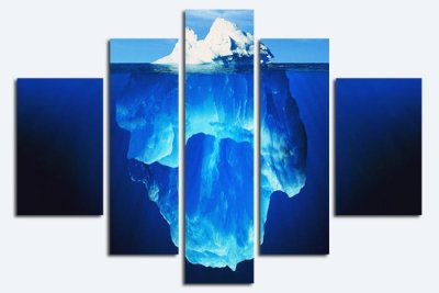Модульная картина "Айсберг" 17170 галерея 1