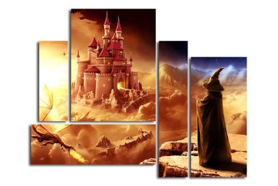 Модульная картина "Колдовство"  17201 галерея 1