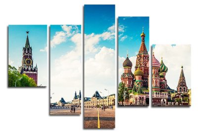 Модульная картина "Красная площадь" 17204 галерея 1