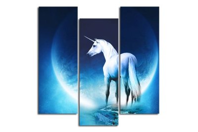 Модульная картина "Загадочный единорог" 17217 галерея 1