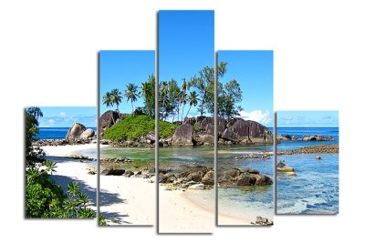 Модульная картина "Необитаемый остров" 17220 галерея 1