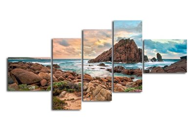 Модульная картина "Скалистый берег" 17280 галерея 1