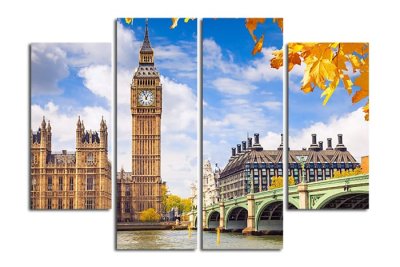 Модульная картина "Знаменитый Биг-Бен" 17301 галерея 1