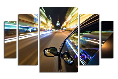 Модульная картина "На скорости" 17305 галерея 1