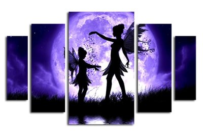 Модульная картина "Лунные феи" 17306 галерея 1