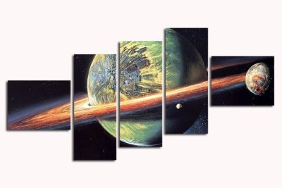 Модульная картина "Фантастическая планета" 17328 галерея 1