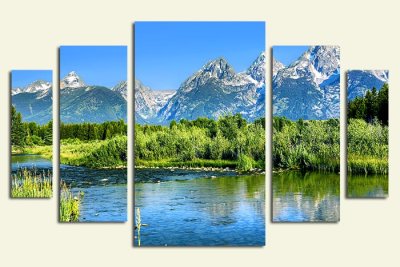 Модульная картина "Горная свежесть" 17345 галерея 1