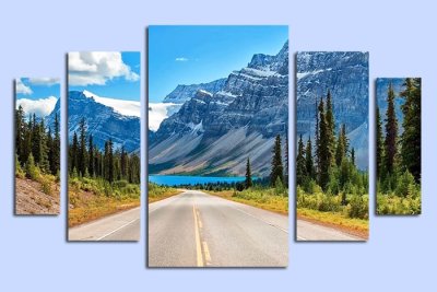 Модульная картина "Дальняя дорога" 17347 галерея 1