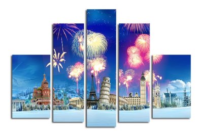 Модульная картина "Праздничное настроение" 17351 галерея 1