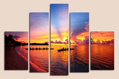 Модульная картина "Восхитительный закат" 17397 галерея 1
