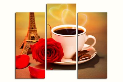 Модульная картина "Французский поцелуй" 17424 галерея 1