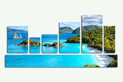 Модульная картина "Загадочные острова" 17436 галерея 1