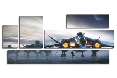 Модульная картина "Готовность к взлету" 17444 галерея 1